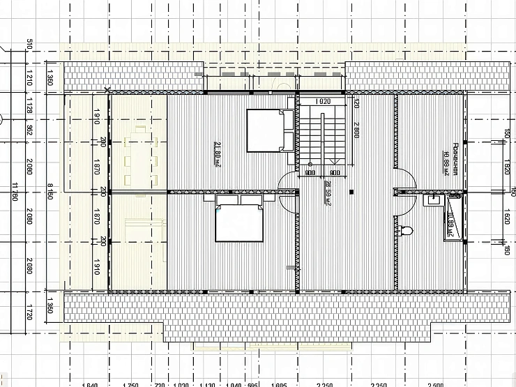 Мелкозаглублённый ленточный фундамент 6x6 м
