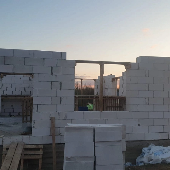 Мелкозаглублённый ленточный фундамент 6x6 м