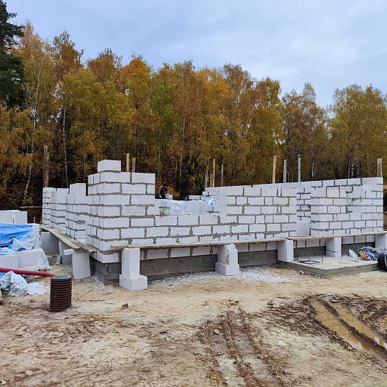 Комбинированный фундамент для ангара