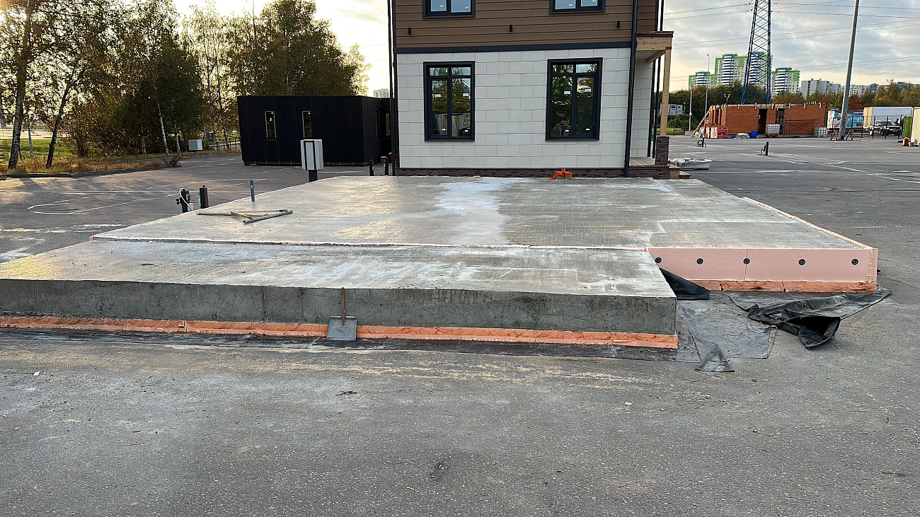 УШП (утеплённая шведская плита) для террасы